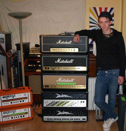 Steph with amps