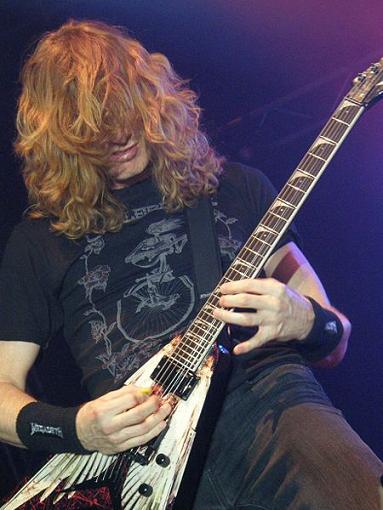 Dave Mustaine on guitar