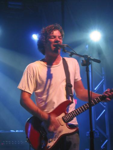 Dean on guitar with Ween