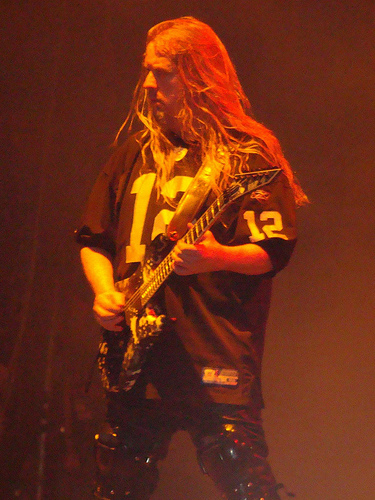 Jeff Hanneman with Slayer