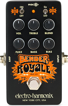Electro-Harmonix Bender Royale Fuzz Pedal