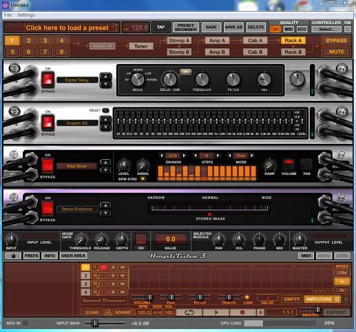 Rack Effects Screenshot