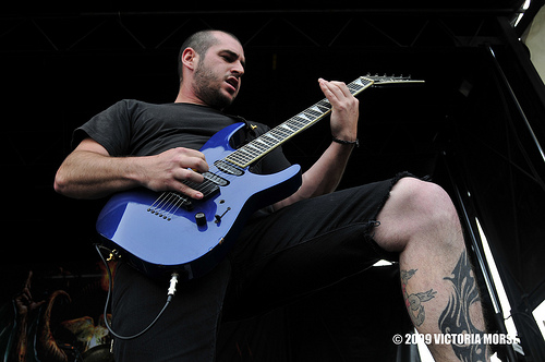 Alan playing guitar