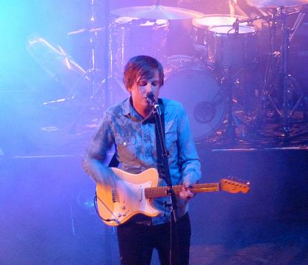 Alex Trimble playing Fender guitar