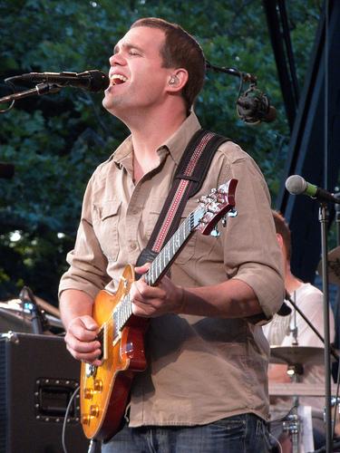 Brendan playing guitar