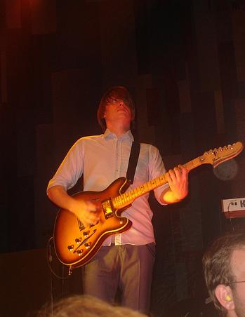 Chris on the Fender Starcaster