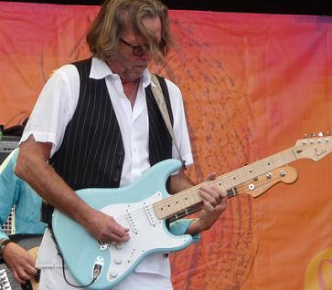 Eric Clapton playing guitar