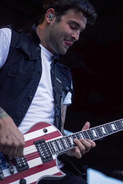 Jack Fowler playing guitar