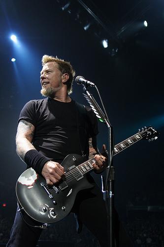 James Hetfield on guitar