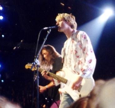 Kurt playing guitar