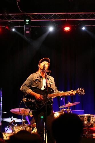 Matt on guitar