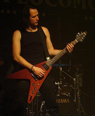 Niklas Sundin playing guitar