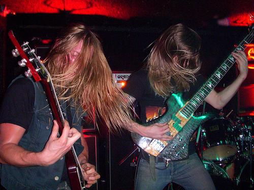 Scott Hedrick playing guitar