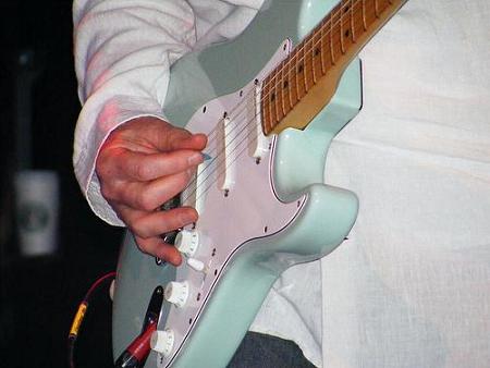 Steve guitar closeup