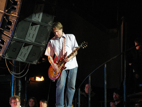 Tad on guitar