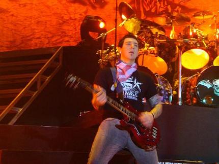 Zacky on guitar